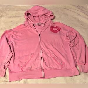 Pink Victoria’s Secret Super Comfy! Women’s Sweatshirt Hoodie Large